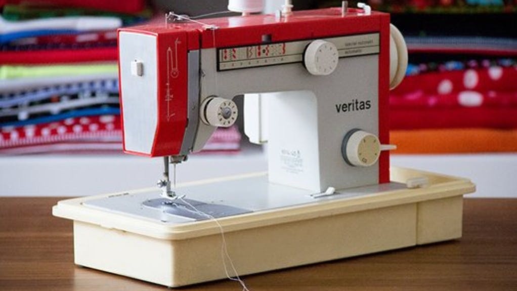 Mit dieser alten Veritas-Nähmaschine hat Pattydoo-Gründerin Ina Fischer das Nähen gelernt.