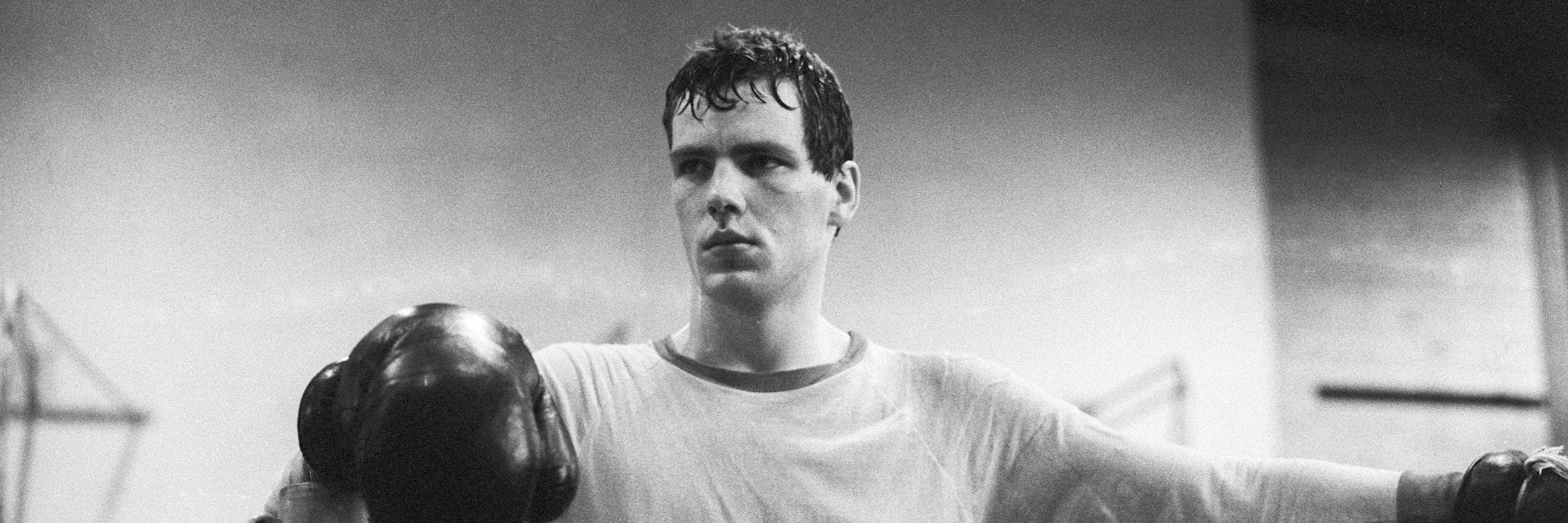 Oktober 1984: Henry Maske bei einem täglichen Boxtraining beim ASK Frankfurt/Oder in Brandenburg. 