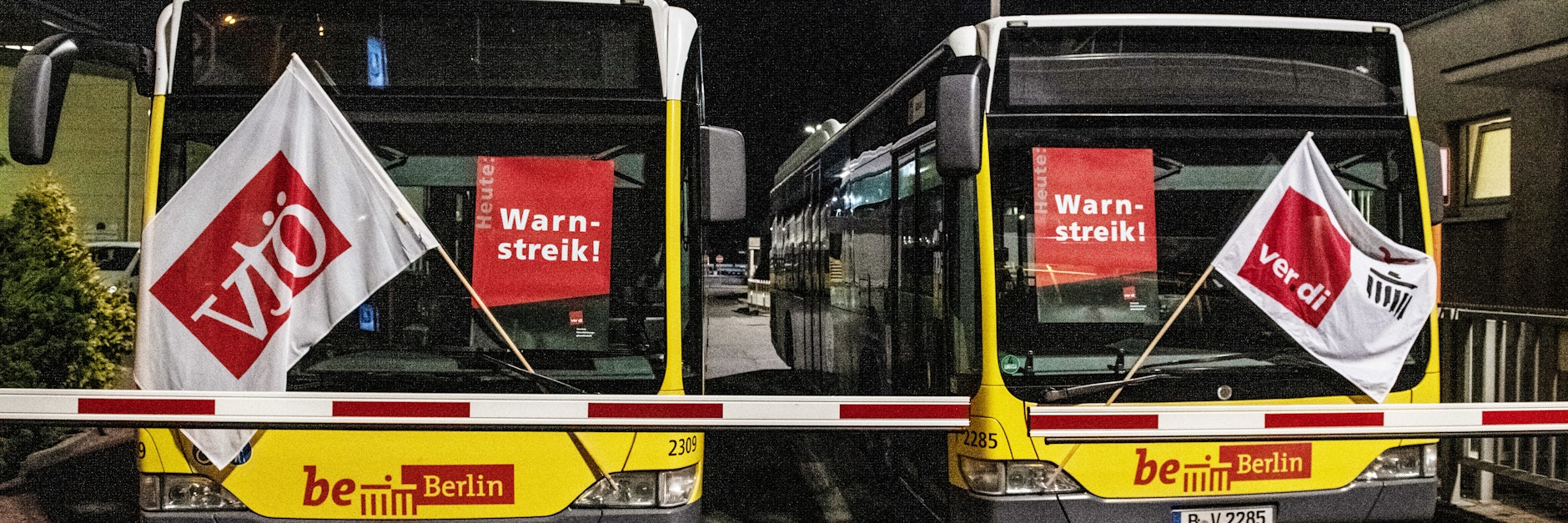 Der BVG-Warnstreik vom 1.April 2019.