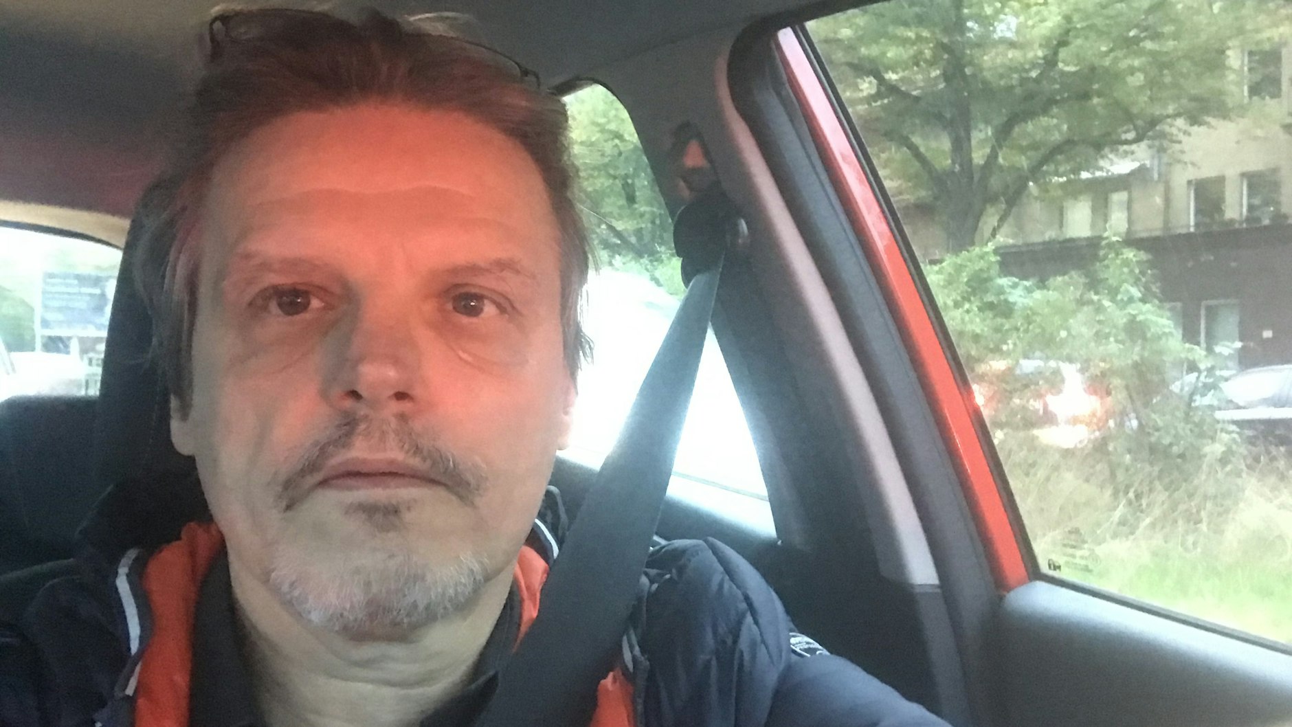 KURIER-Reporter Norbert Koch-Klaucke fährt am Streiktag mit dem Auto.