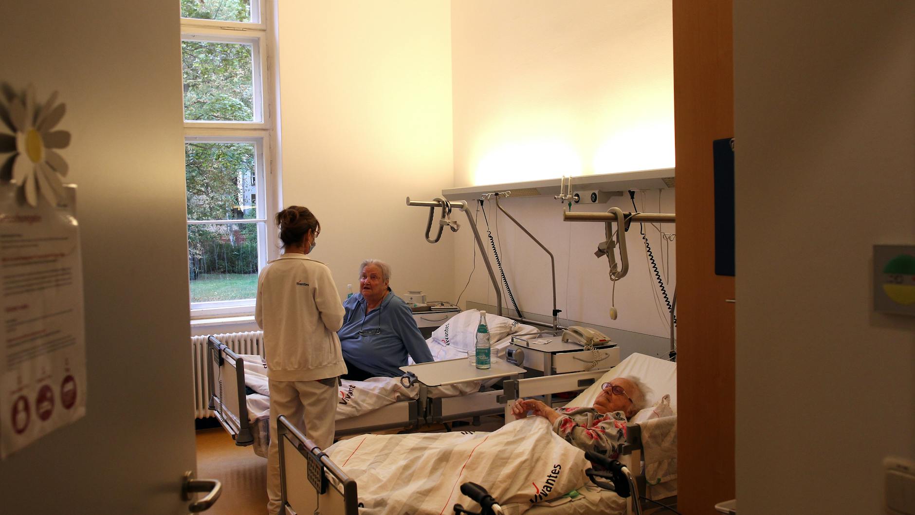 Die Krankenzimmer - hier in der Geriatrie - sind nach Darstellung von Vivantes zu klein und teilweise verwinkelt.