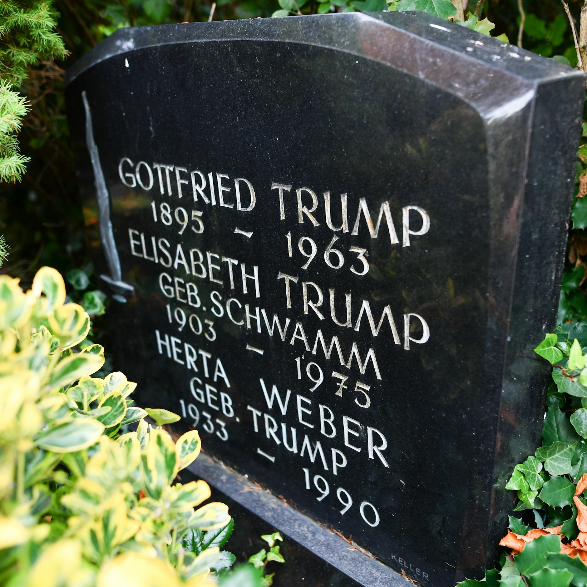 Hier liegen die deutschen Vorfahren von US-Präsident Trump gegraben.