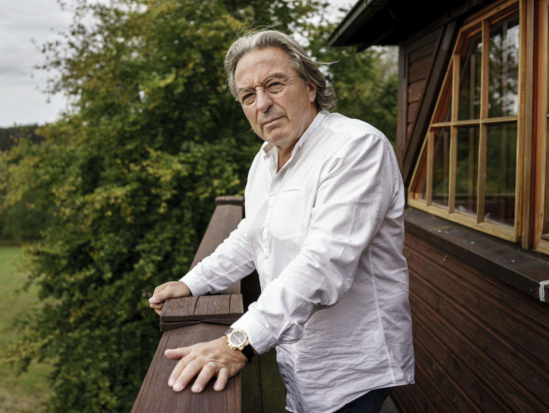 Peter-Michael Diestel, letzter Innenminister der DDR-Regierung, auf seinem Anwesen in Mecklenburg-Vorpommern.