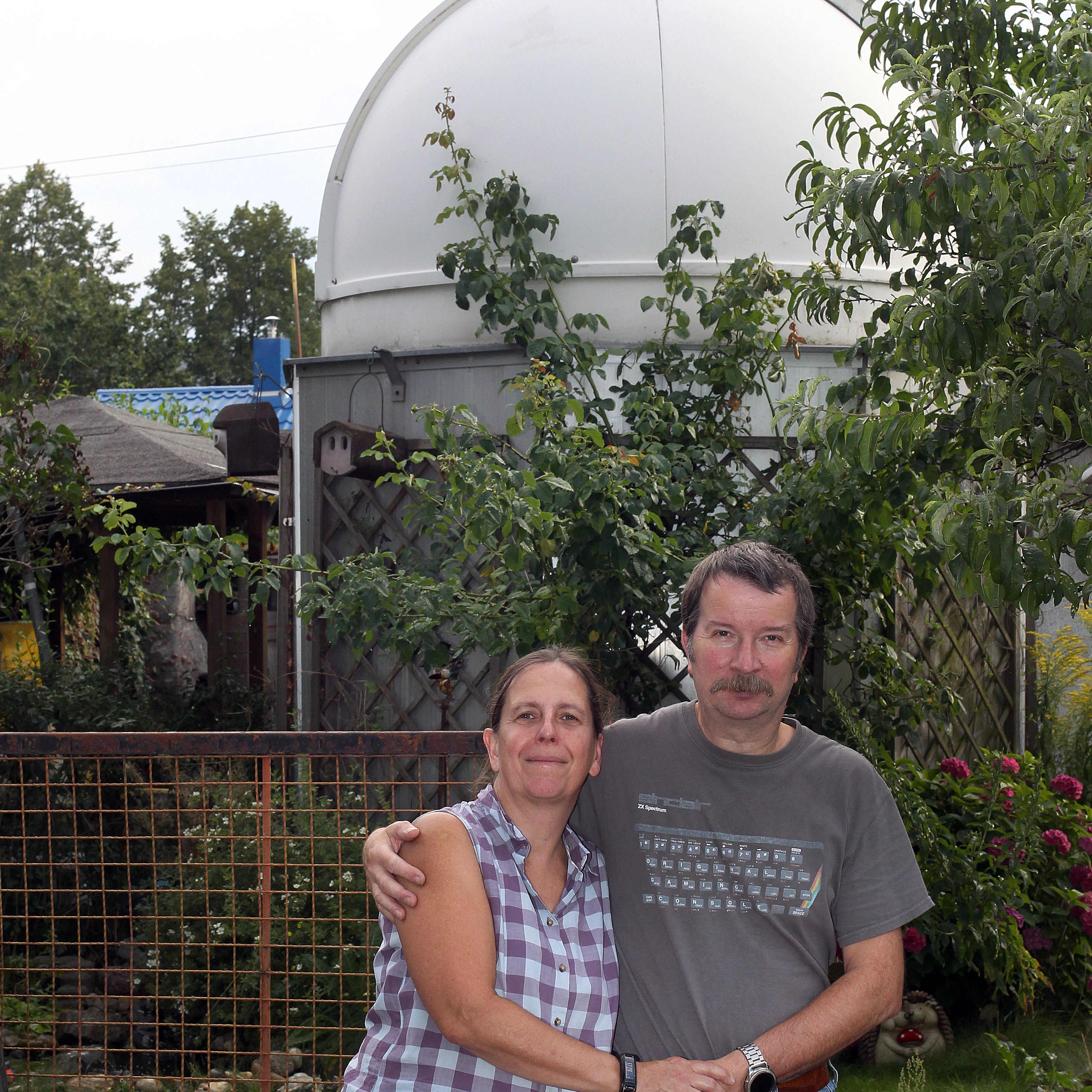 Astronomie ist das gemeinsame Hobby der Müggelheimer&nbsp;Martina Haupt und&nbsp;Sven Andersson.