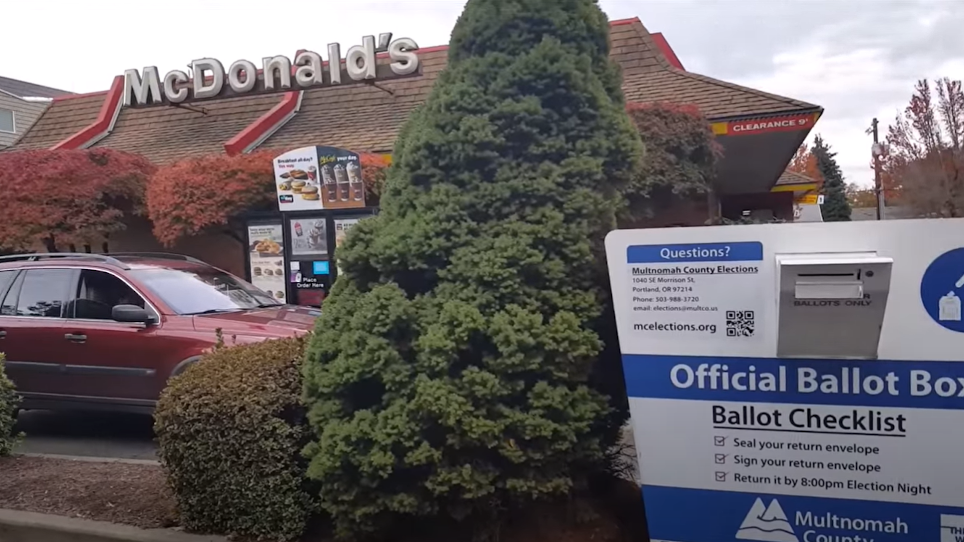 Three ballots and a large fry, please.