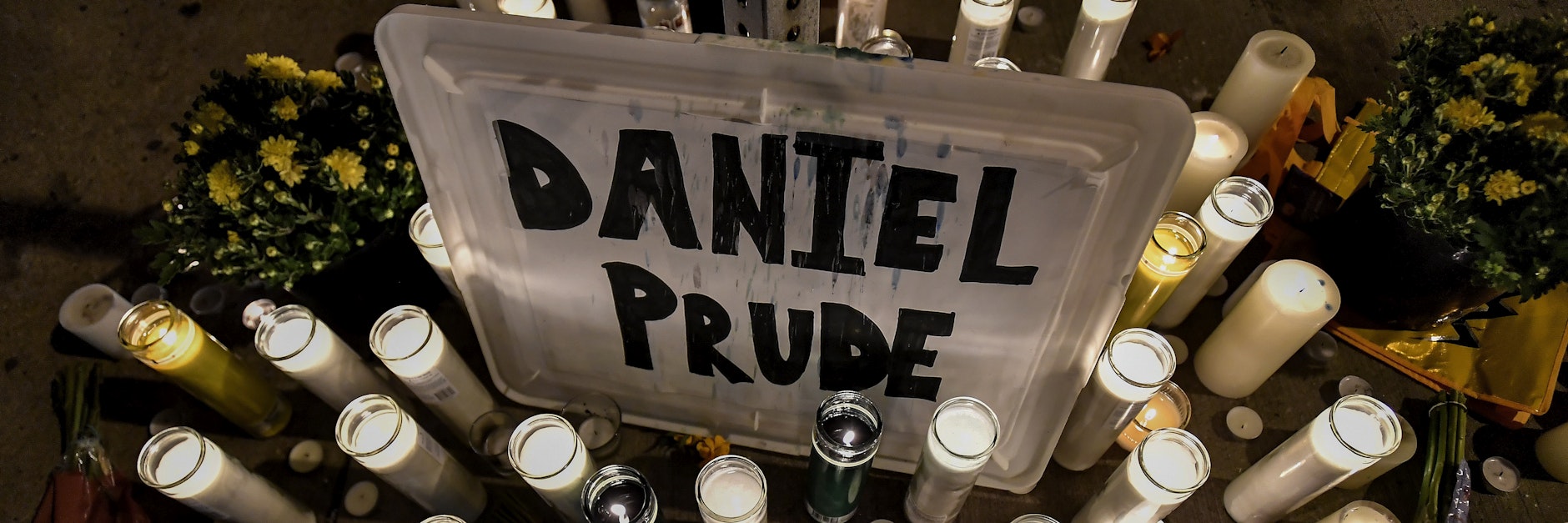 Gedenkstelle für Daniel Prude in der amerikanischen Stadt Rochester.