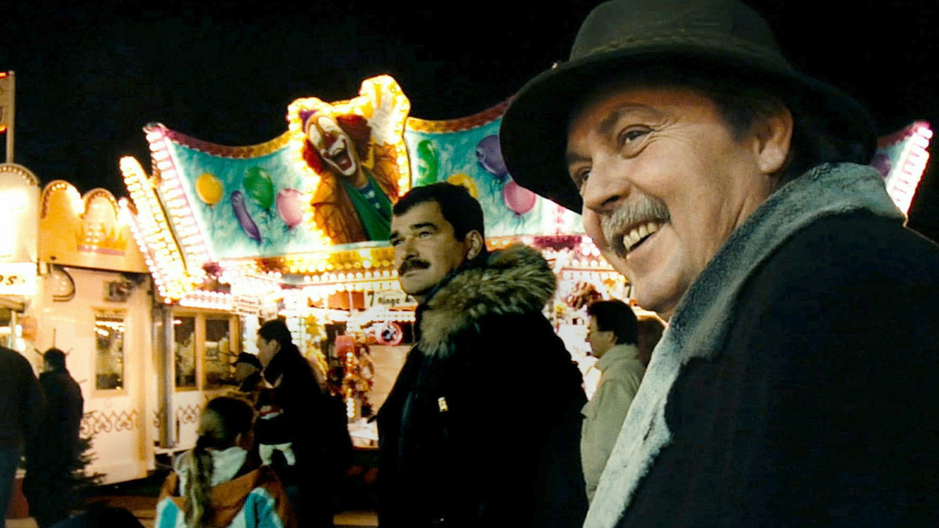 Norbert Witte, der Rummel-König: Szene aus dem Film Achterbahn, der das Leben der Familie Witte nachzeichnete.