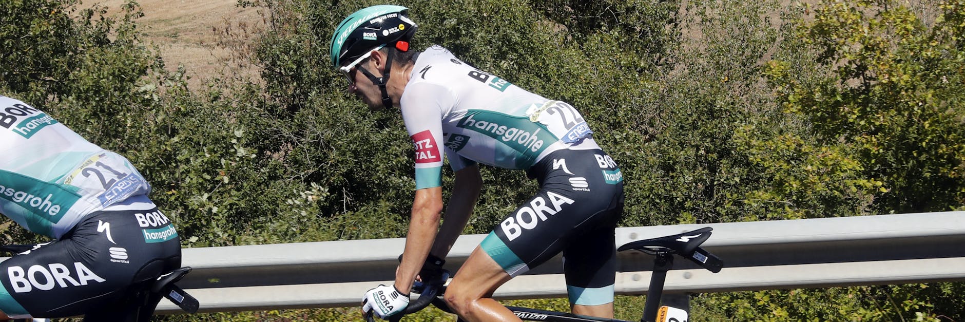 Buchmann scheint nicht in der Lage zu sein, ganz vorne mitzufahren.