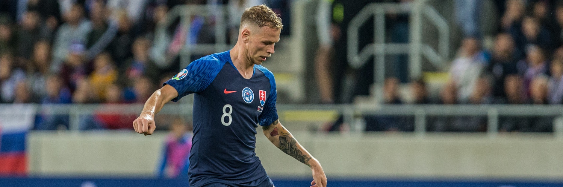 Ondrej Duda spielte nur 17 Minuten für die Slowakei gegen Tschechien, dann musste er verletzt raus.