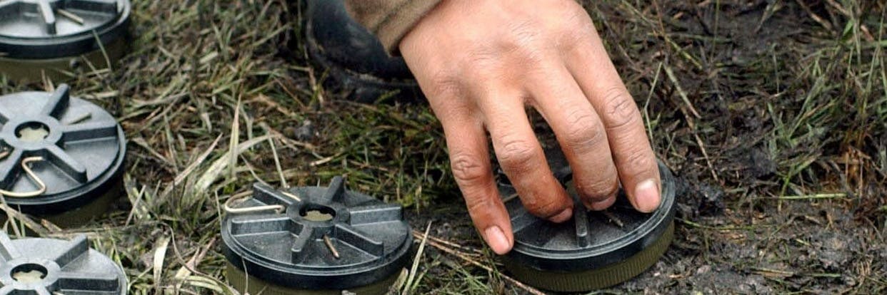 Landminen wie diese wurden in Südthüringen entdeckt. 