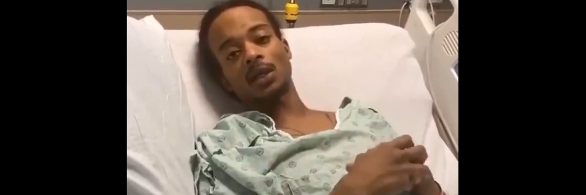 Vom Krankenbett aus wandte sich Jacob Blake in seinem Video an die Öffentlichkeit.<br>