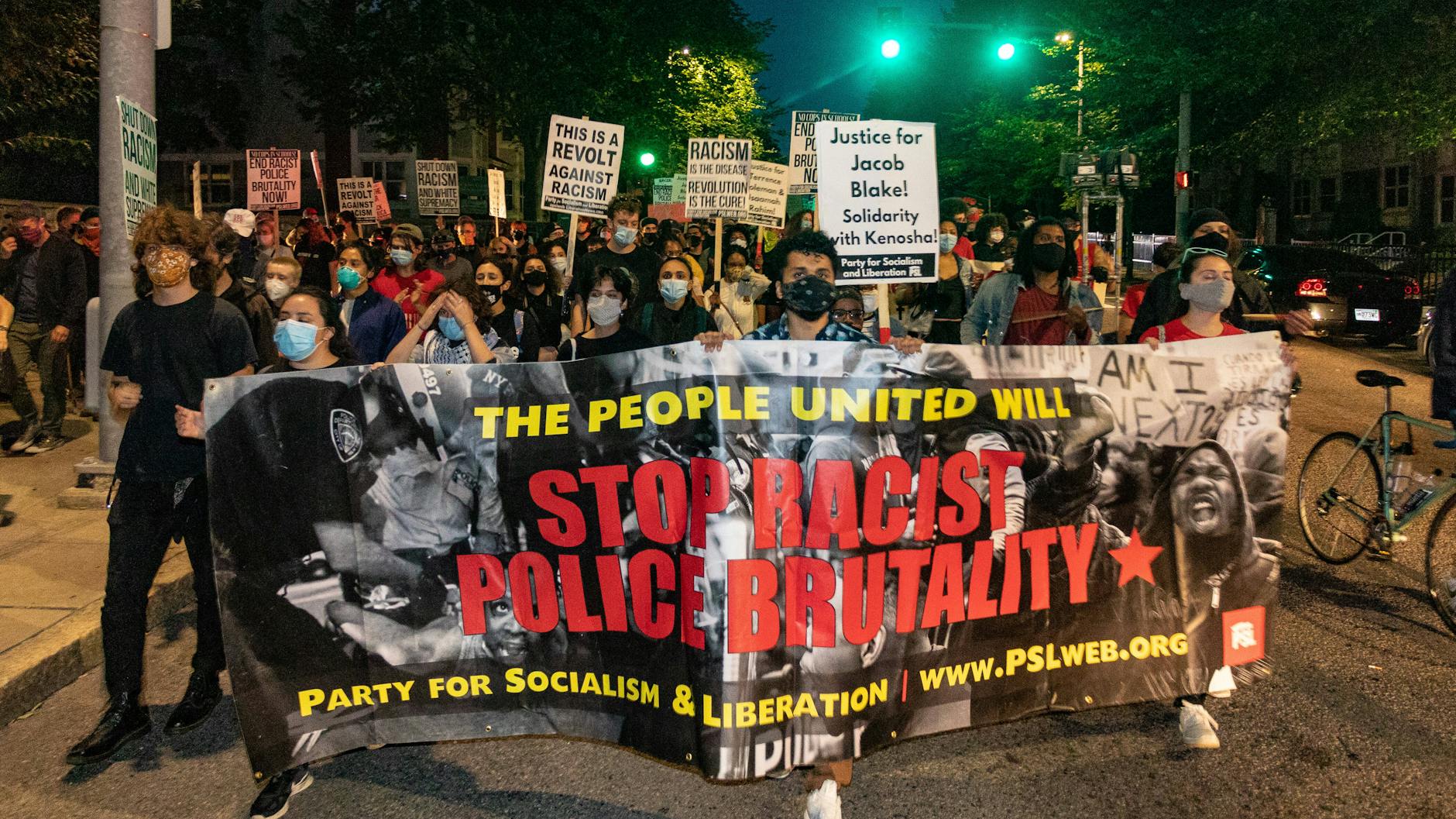 Der Fall Jacob Blake hatte in den ganzen Vereinigten Staaten Demonstrationen ausgelöst, wie hier in Boston (Massachusetts).