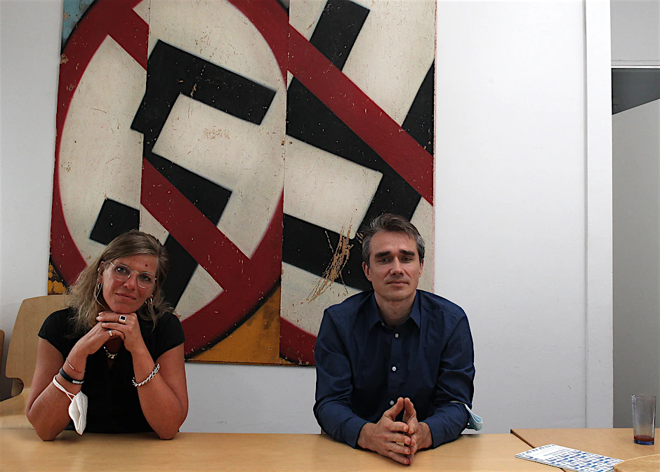 Erhalten zunehmend Zulauf von verzweifelten Verwandten und Arbeitnehmern: Bianca Klose von der Mobilen Beratung gegen Rechtsextremismus und Benjamin Steinitz von der Recherche- und Informationsstelle Antisemitismus.&nbsp;