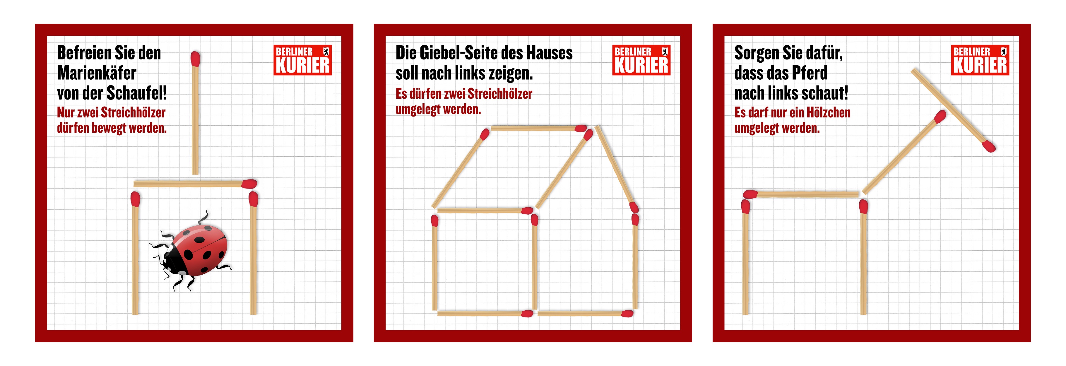 Knobel-Spaß: Lösen Sie diese kleinen, genialen Rätsel?
