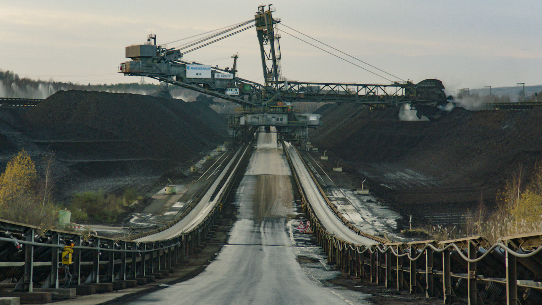 Schaufelradbagger im rheinischen Braunkohlerevier