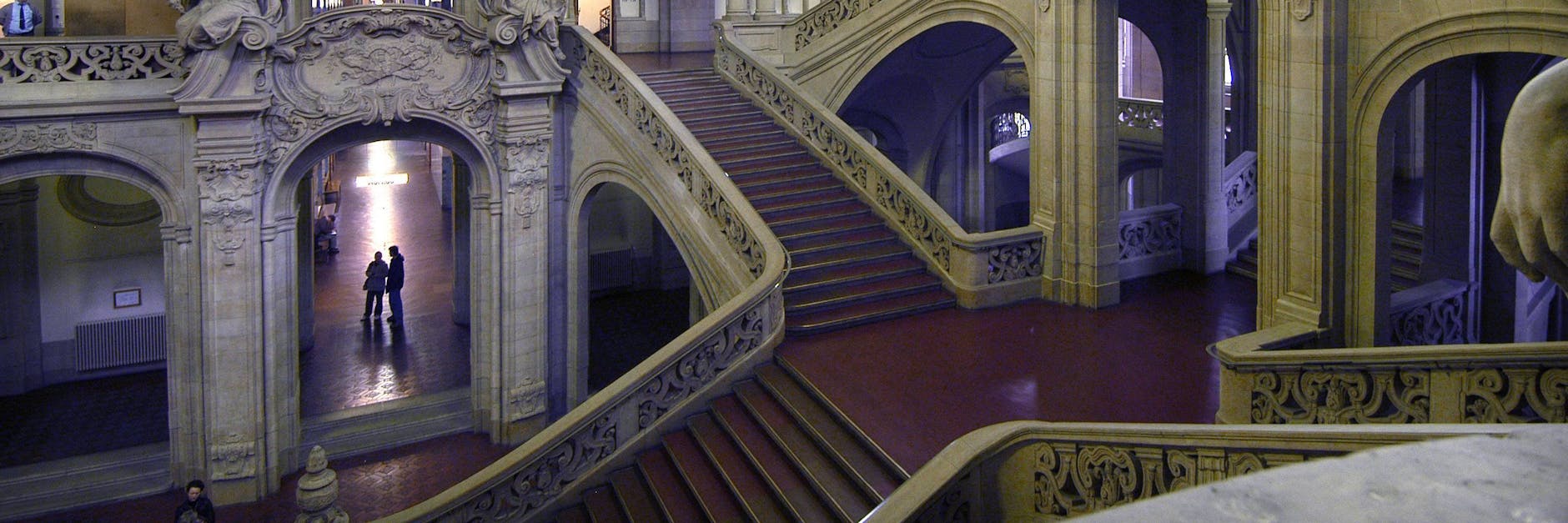 Auch im Landgericht gibt es Computerprobleme.