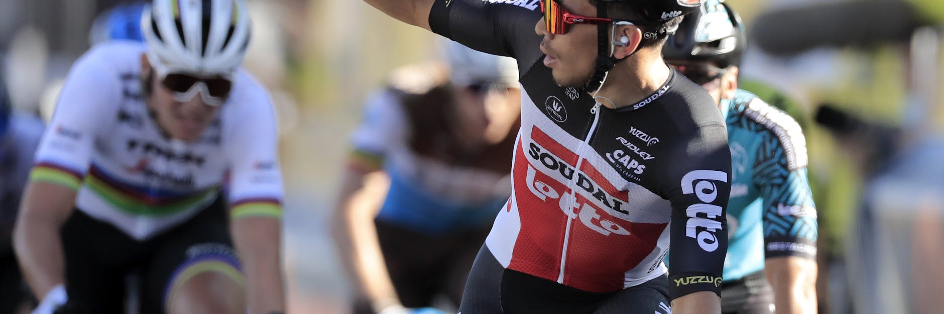 Vorn im Herzschlagfinale: der Australier Caleb Ewan.