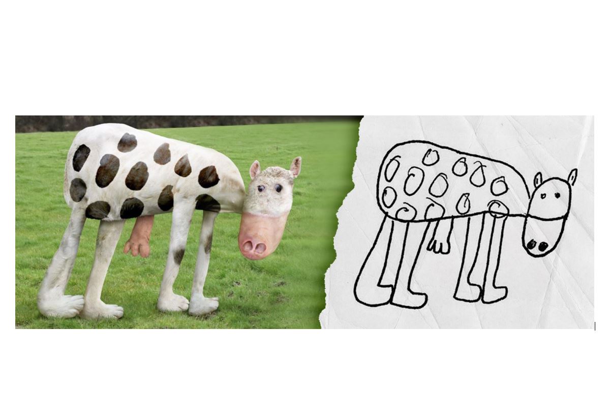 Zum Schieflachen! Vater lässt die Bilder seiner Kinder Wirklichkeit werden