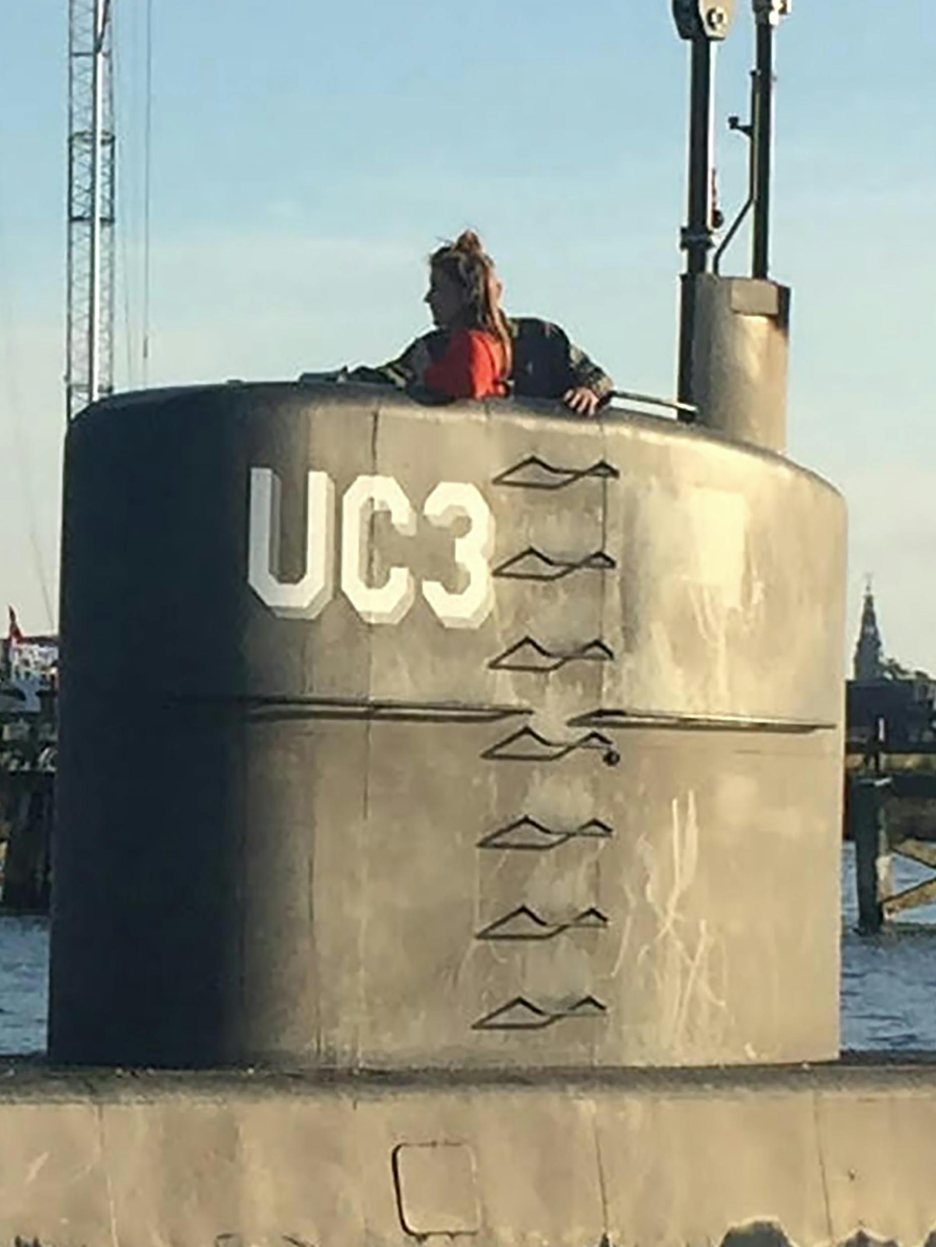 Die Journalistin Kim Wall wenige Stunden vor ihrem Tod in Madsens U-Boot „Nautilus“.