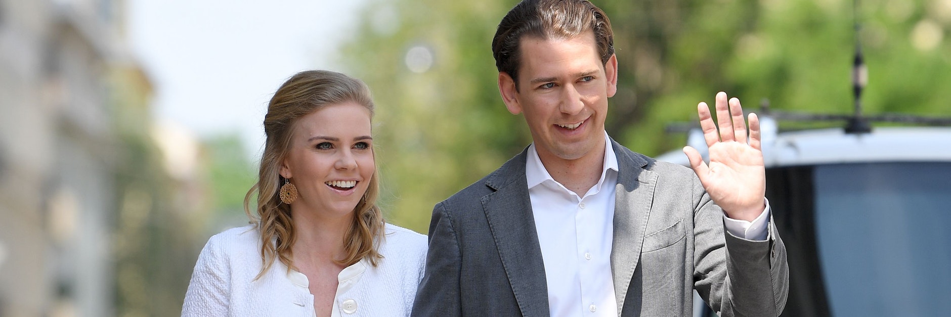 Sebastian Kurz und seine Lebensgefährtin Susanne Thier
