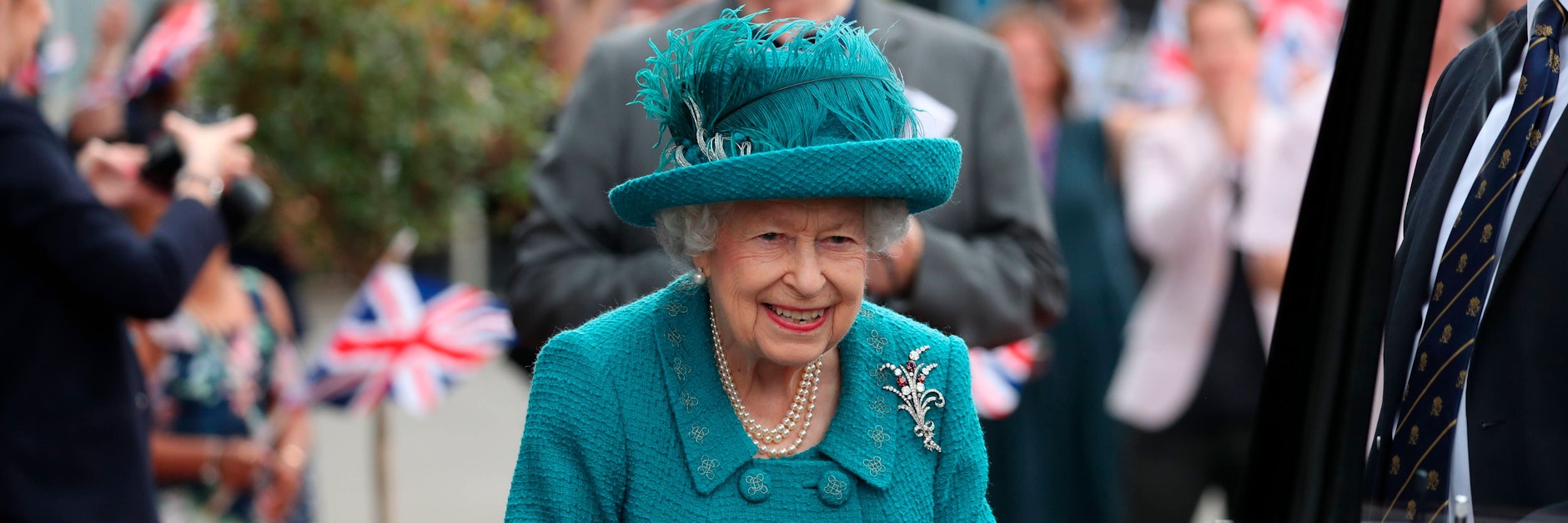 Queen Elizabeth II. bei einem Event in Manchester diese Woche.&nbsp;&nbsp;