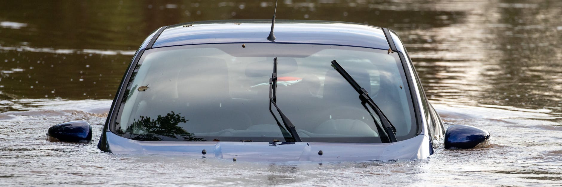 Überschwemmungen wie hier in der letzten Woche in Bayern soll es in der kommenden in Westdeutschland geben.