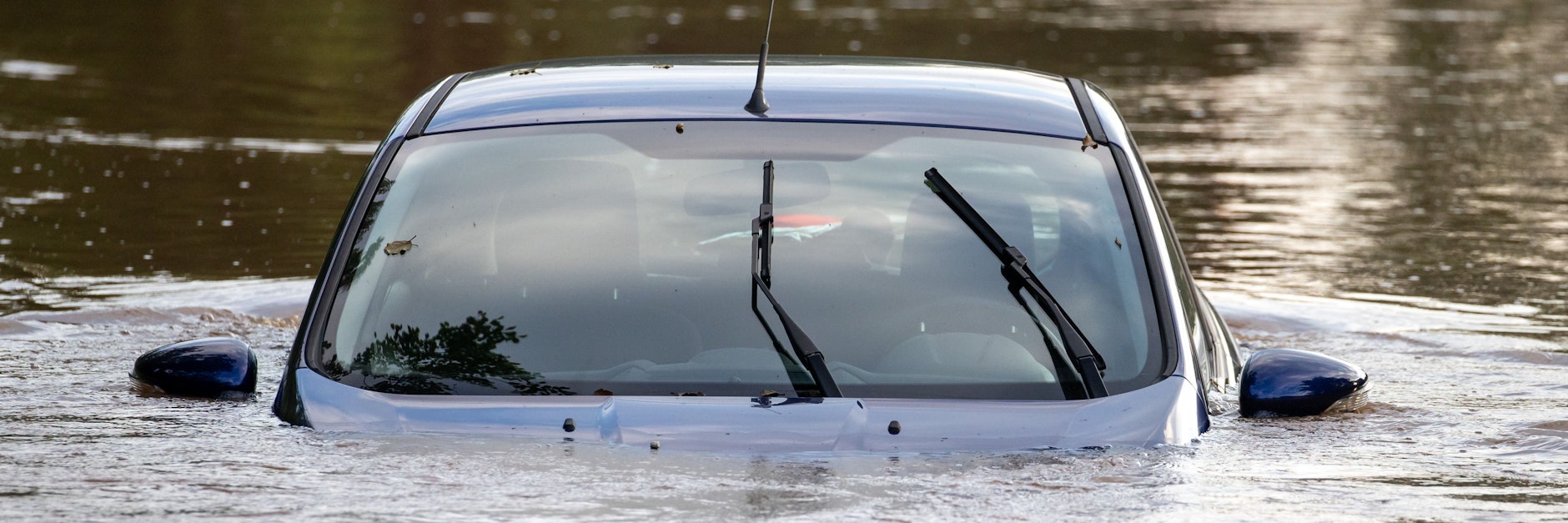 Überschwemmungen wie hier in der letzten Woche in Bayern soll es in der kommenden in Westdeutschland geben.