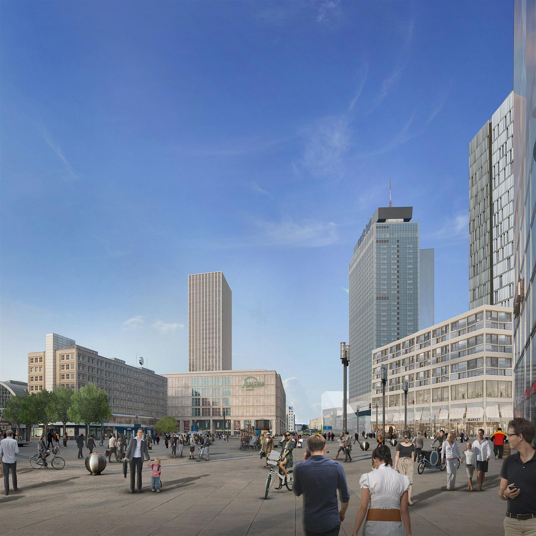 Neuer Streit um Hochhaus-Höhe am Alexanderplatz