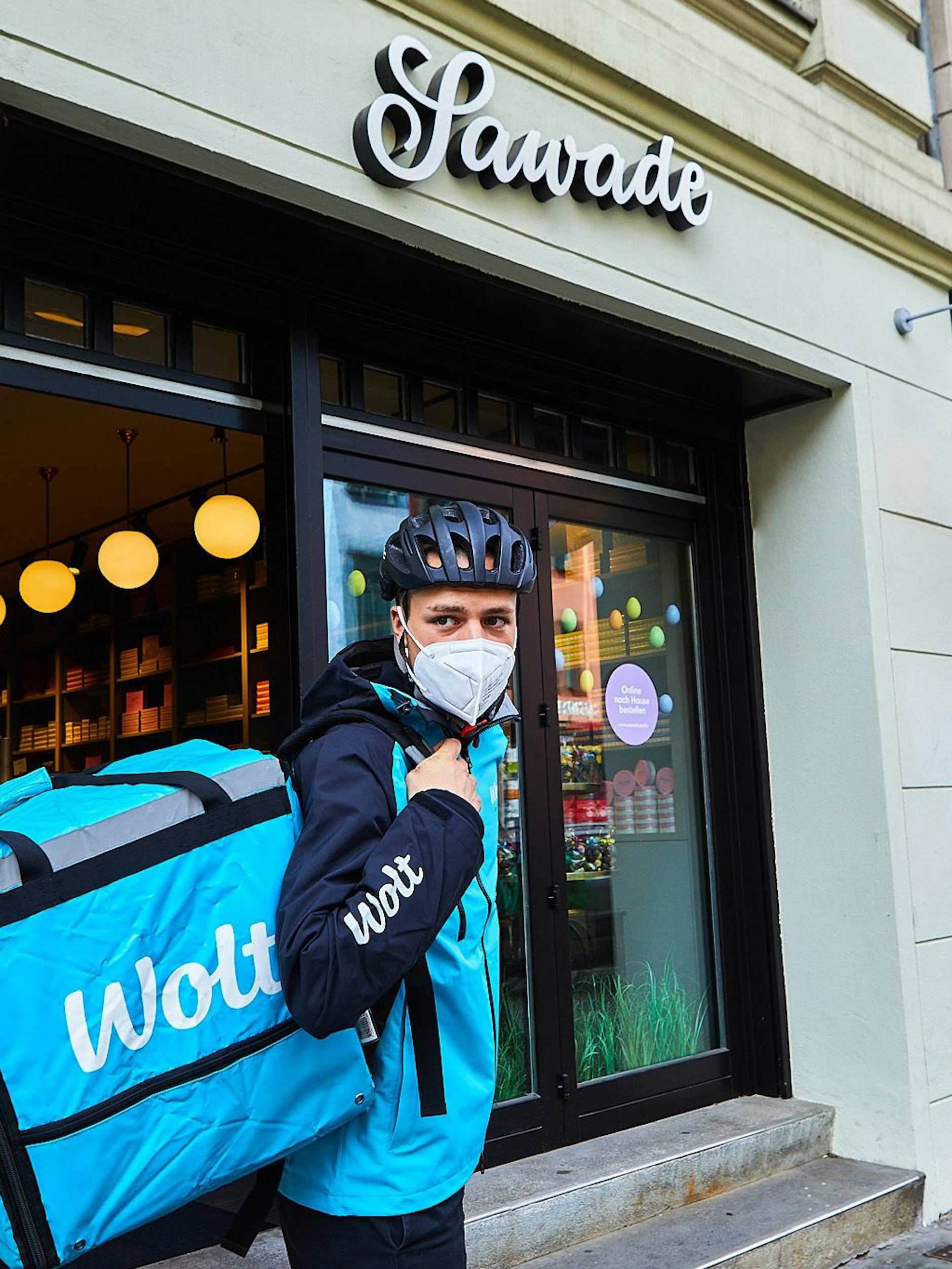 Liefert neuerdings auch für Einzelhändler: Wolt in Berlin.