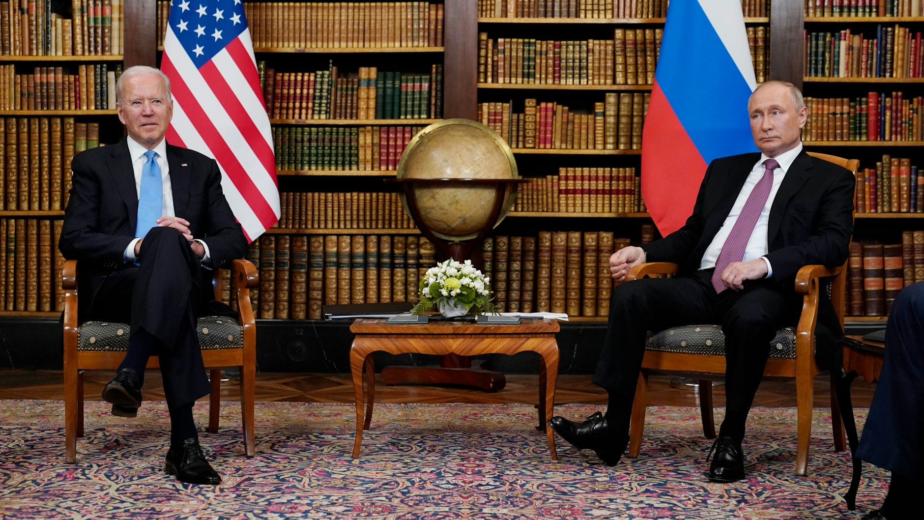 Joe Biden und Wladimir Putin in Genf.
