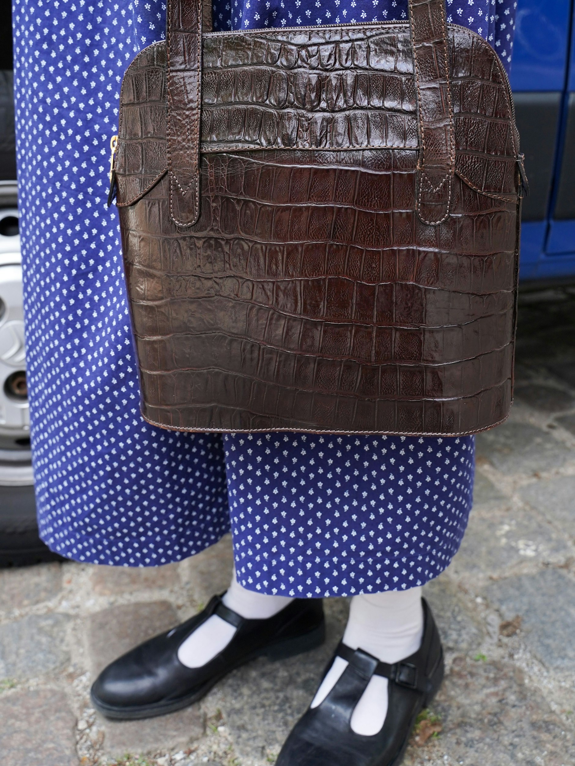 Die Tasche: ein schönes Vintage-Stück.