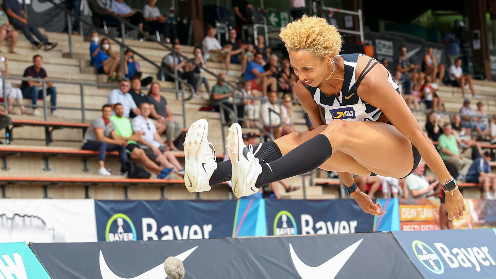 Deutschlands beste Weitspringerin Malaika Mihambo will aufs Treppchen.