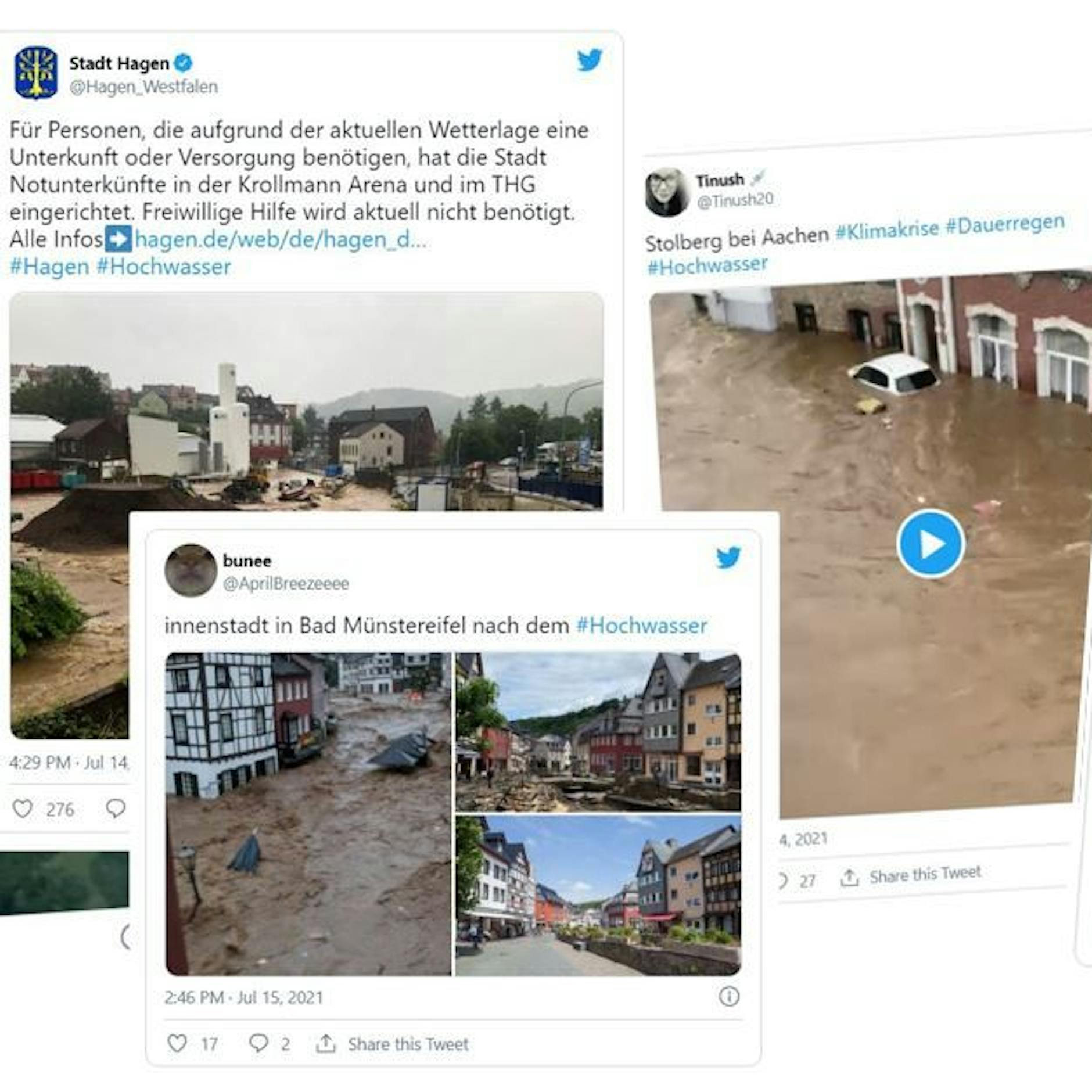 Das Unwetter des Todes in den sozialen Medien: Bilder und Videos von den Opfern – schockierend und beeindruckend!
