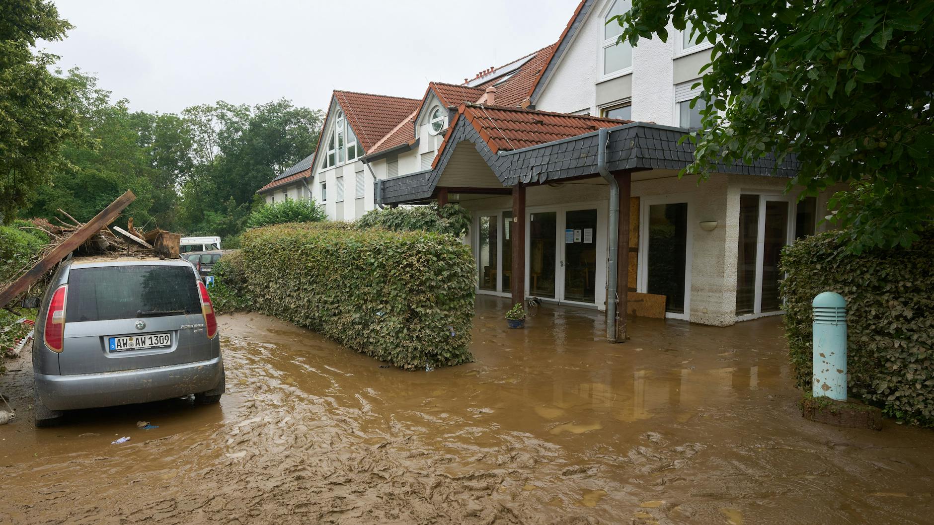 Das Behindertenwohnheim Lebenshilfe-Haus in Sinzig – hier starben zwölf Menschen. 