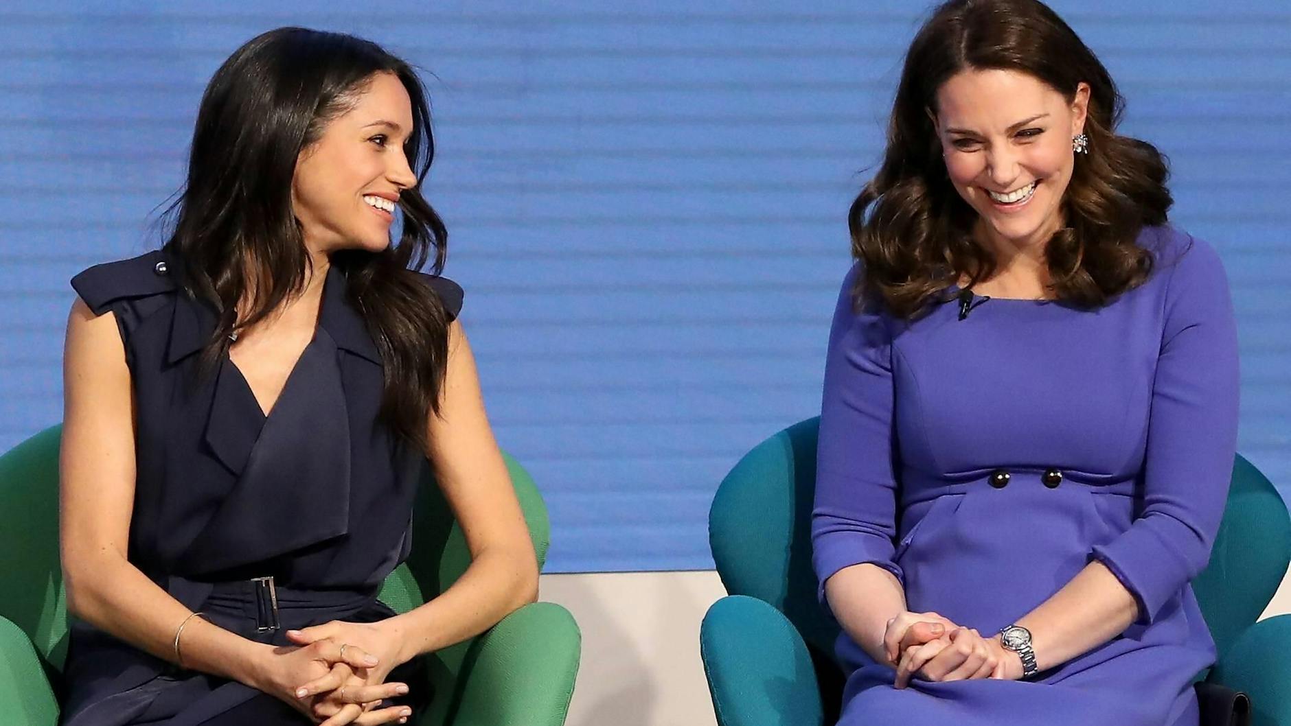 Ein Bild aus glücklicheren Zeiten: Meghan und Catherine bei einem Auftritt 2018.