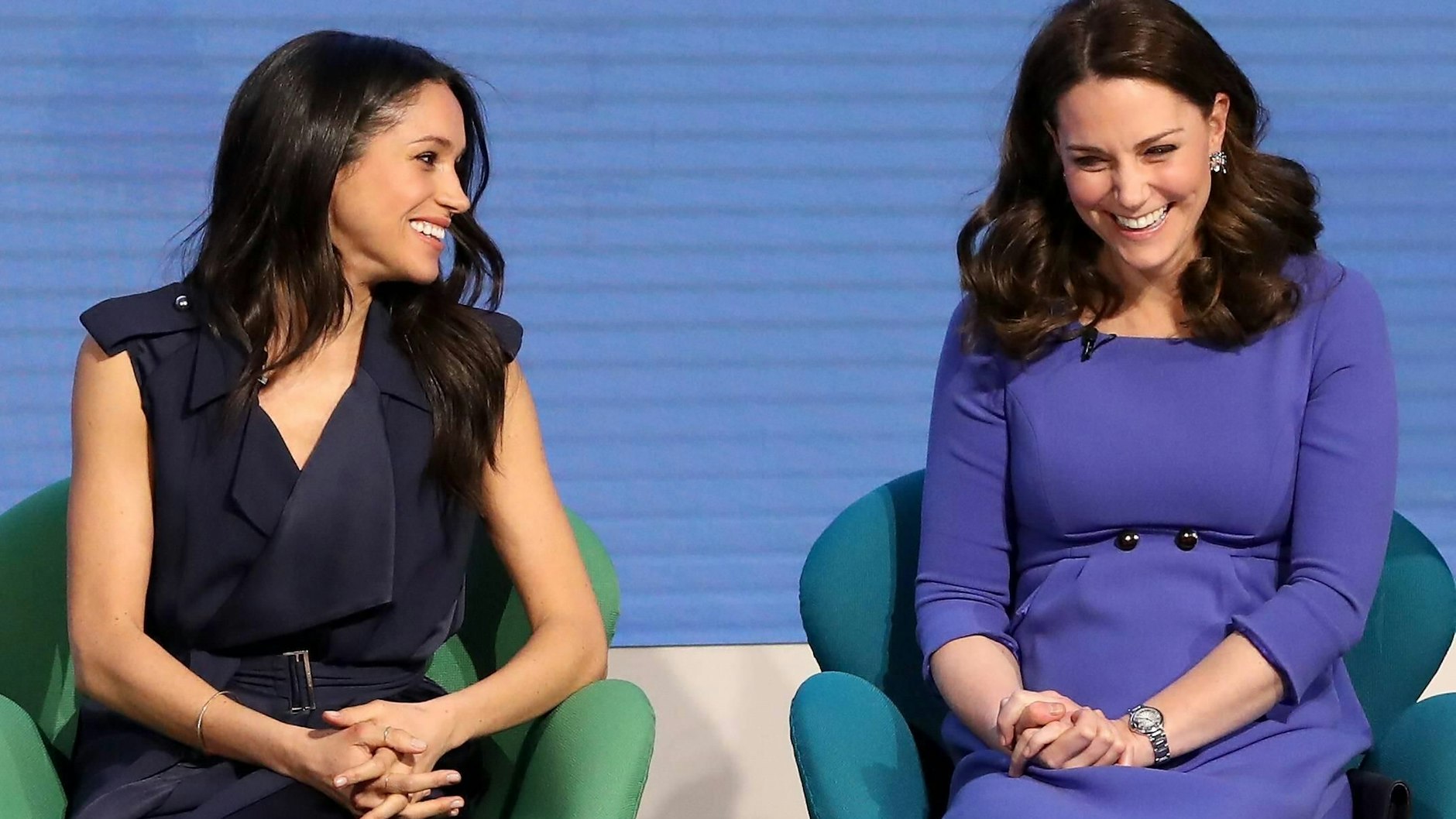Ein Bild aus glücklicheren Zeiten: Meghan und Catherine bei einem Auftritt 2018.