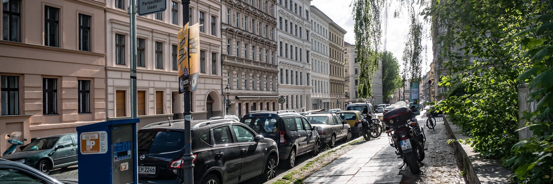 Der Chamissoplatz im Bergmannkiez in Berlin