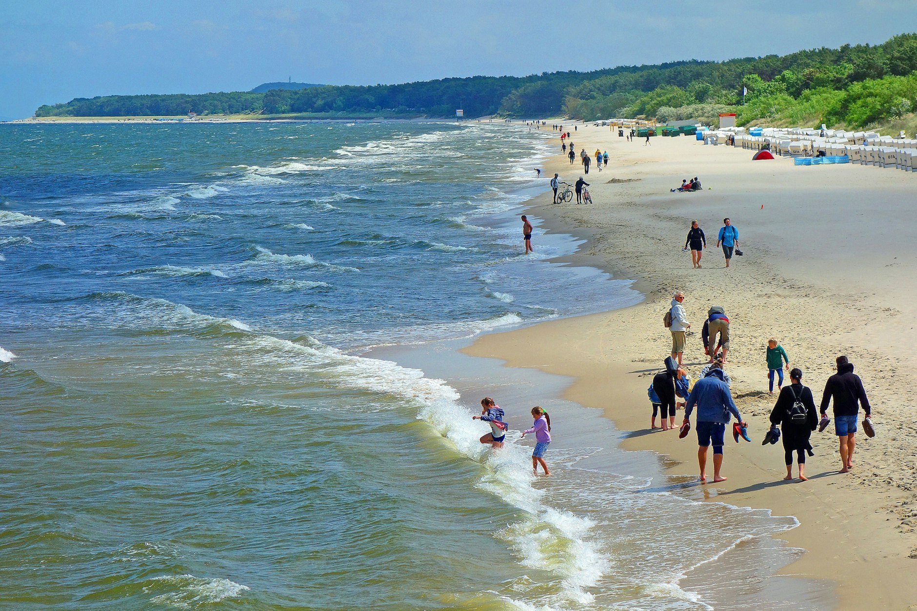 Das Ostseebad Zinnowitz auf Usedom (Landkreis Vorpommern-Greifswald). Auch wegen Corona verzeichnet die Ostsee-Region plötzlich Zuzüge aus Berlin und Brandenburg. Dies war vorher nicht der Fall.