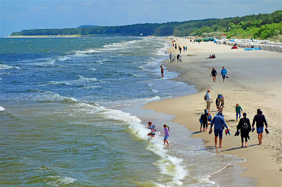 Das Ostseebad Zinnowitz auf Usedom (Landkreis Vorpommern-Greifswald). Auch wegen Corona verzeichnet die Ostsee-Region plötzlich Zuzüge aus Berlin und Brandenburg. Dies war vorher nicht der Fall.