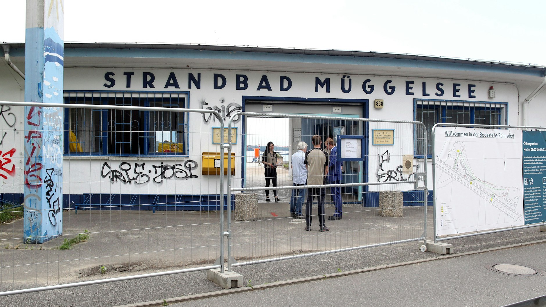Das Strandbad Müggelsee wird saniert.