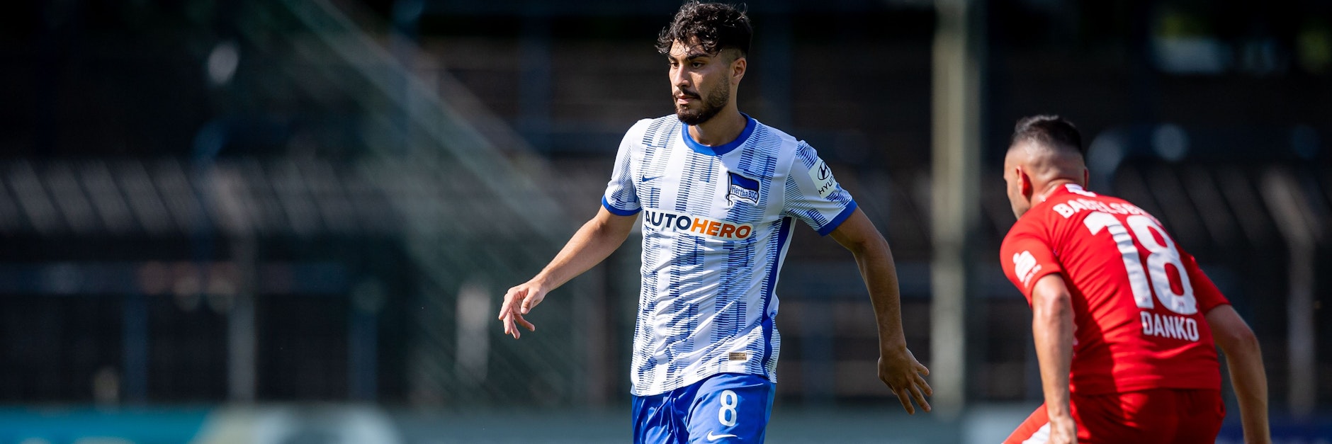 Suat Serdar traf als einziger Herthaner beim 1:1-Test gegen Regionalligist VfB Lübeck.