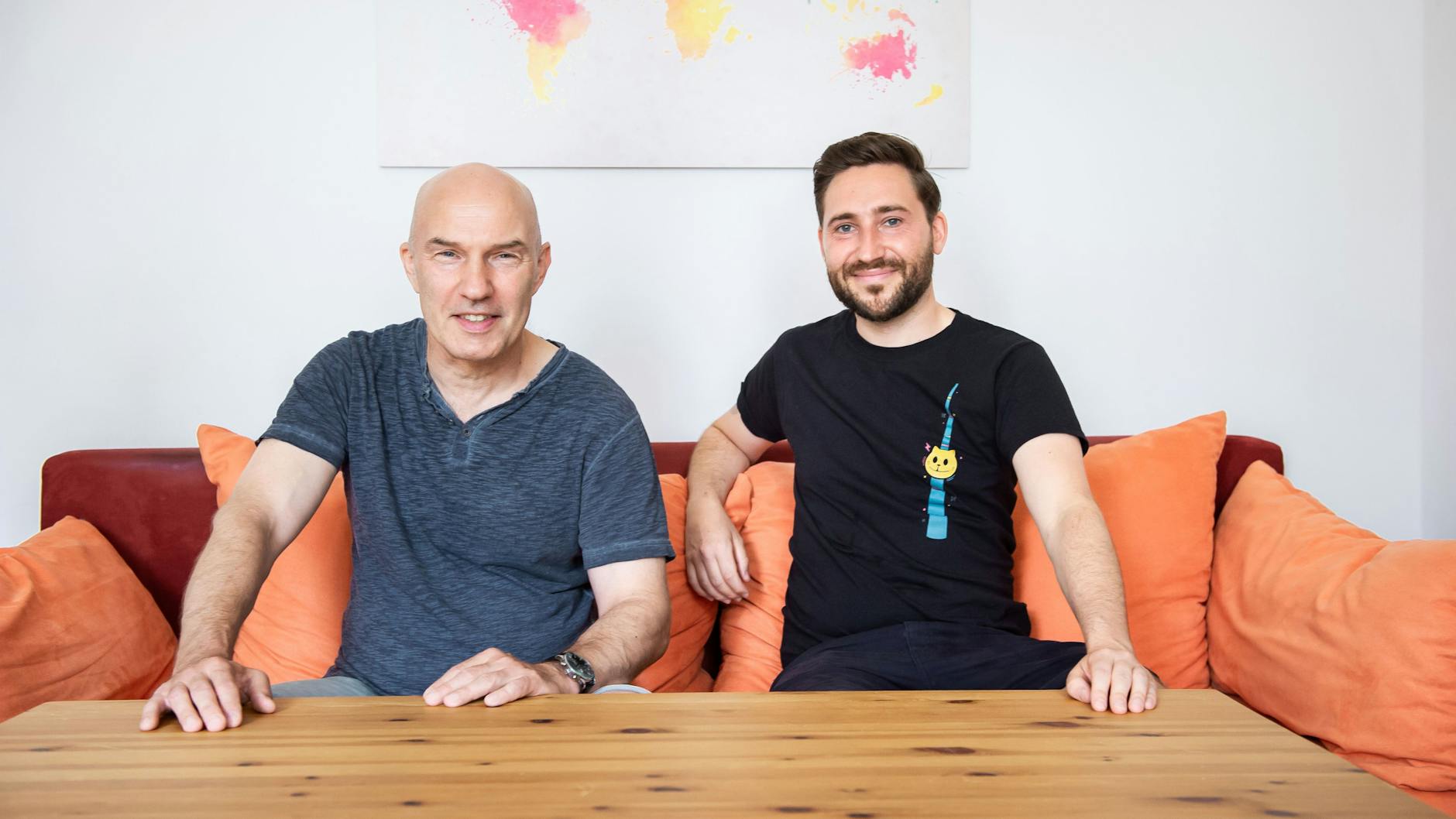 Jörg Reichl (links) und Florian Schäfer.