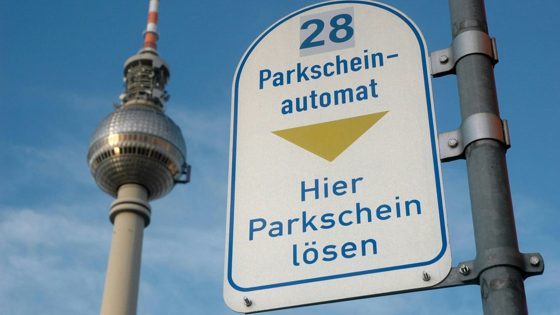 Parkscheinautomaten gibt es reichlich in Berlin. 