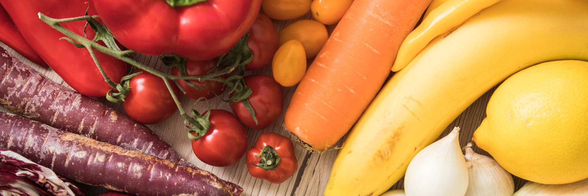Viel Gemüse und Obst sollten auf dem Speiseplan stehen. 