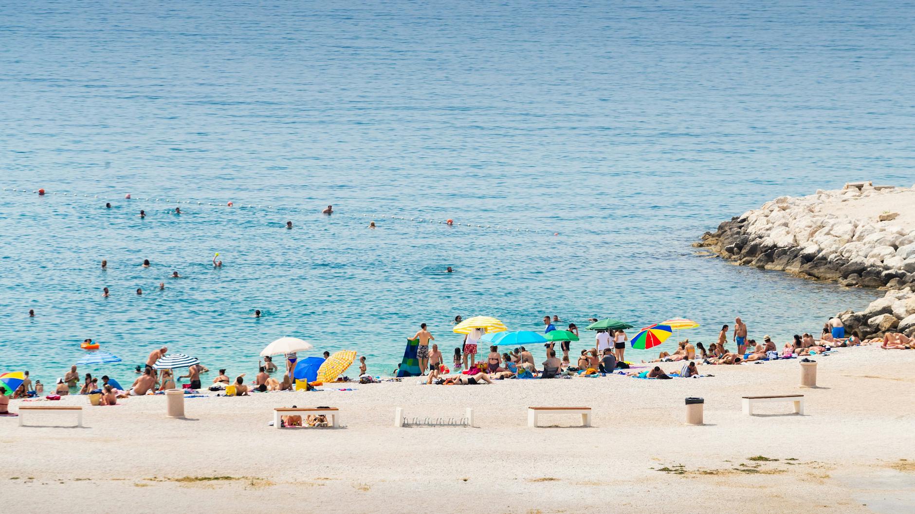 Die Corona-Maßnahmen an der kroatischen Adriaküste wurden wegen steigender Inzidenzen verschärft.