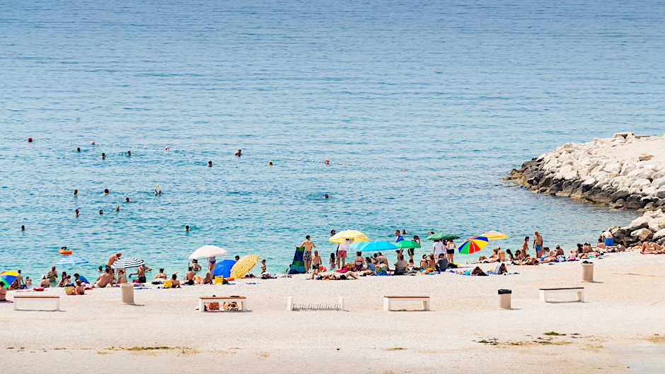 Die Corona-Maßnahmen an der kroatischen Adriaküste wurden wegen steigender Inzidenzen verschärft.