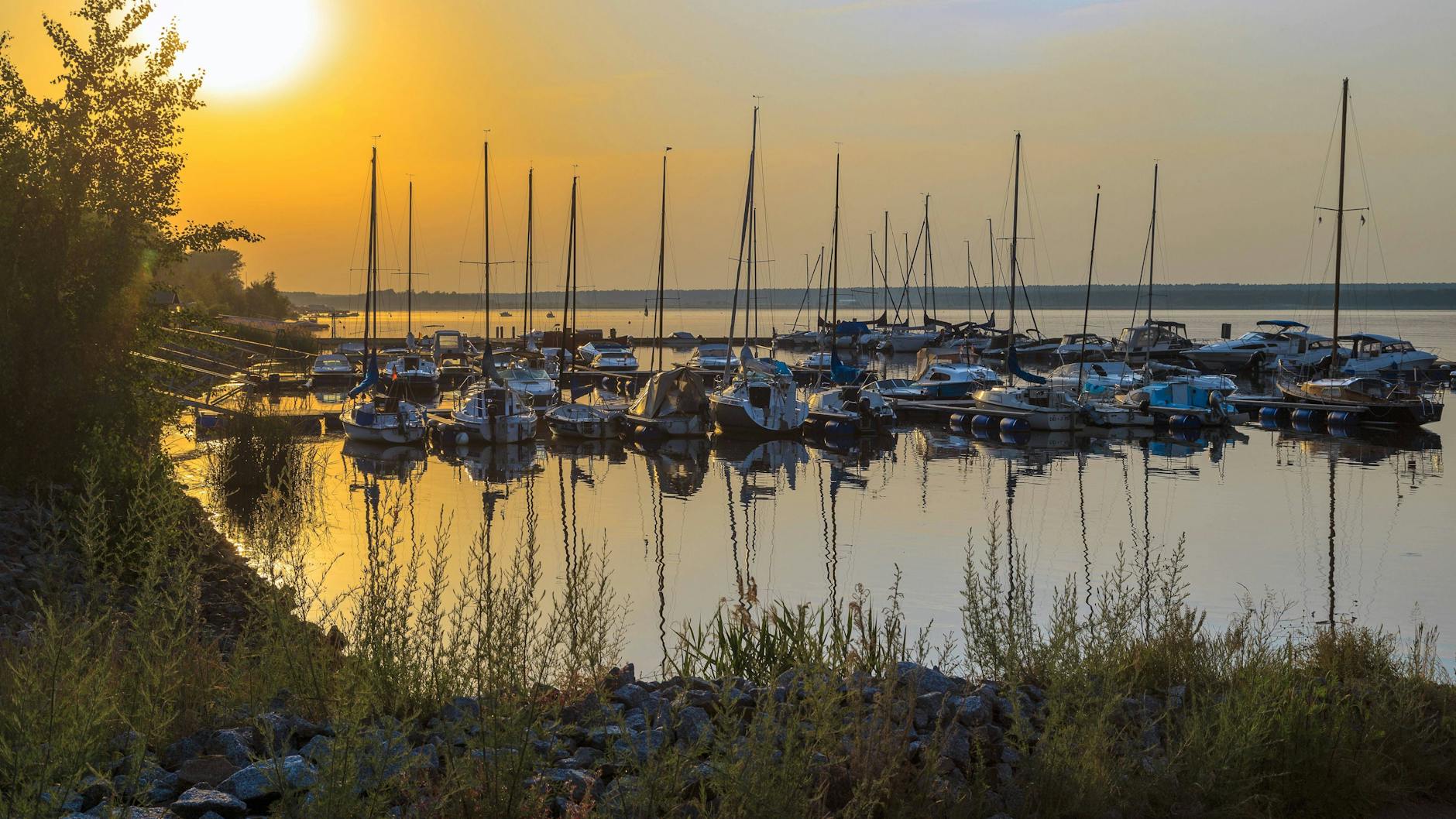 Der Geierswalder See gehört zum Lausitzer Seenland. Das wird Europas größte künstliche Seenlandschaft.
