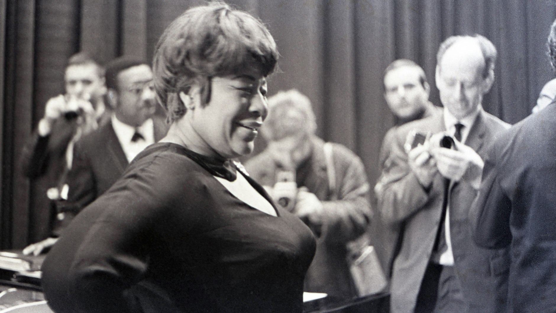 Ella Fitzgerald gab, gemeinsam mit Louis Armstrong, 1965 ein Konzert im alten Friedrichstadtpalast.