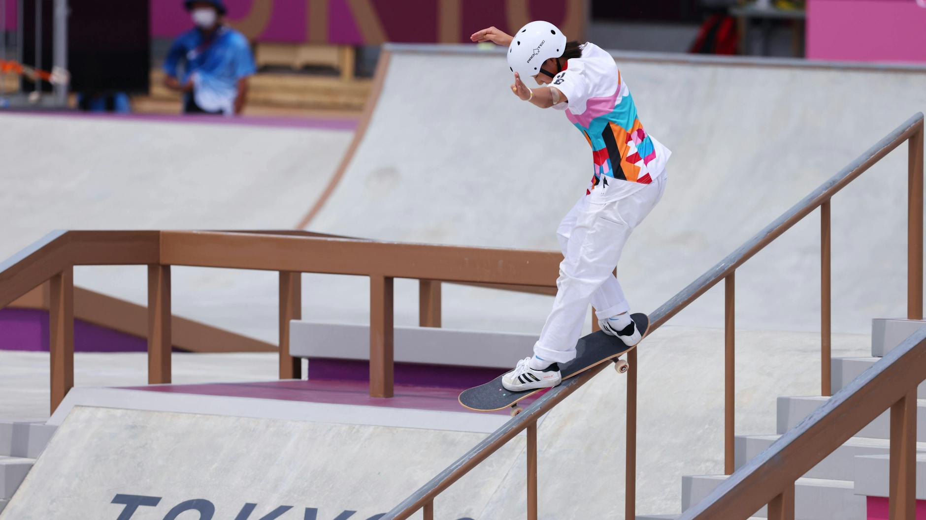 Momiji Nishiya (13) zeigte spektakuläre Tricks und gewann die Goldmedaille für Japan. 