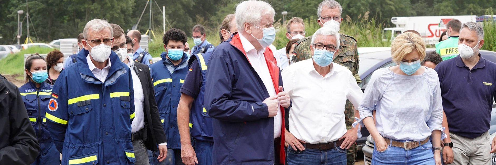 Bundesinnenminister Horst Seehofer hatte die Hochwasser-Region an der Ahr besucht. 